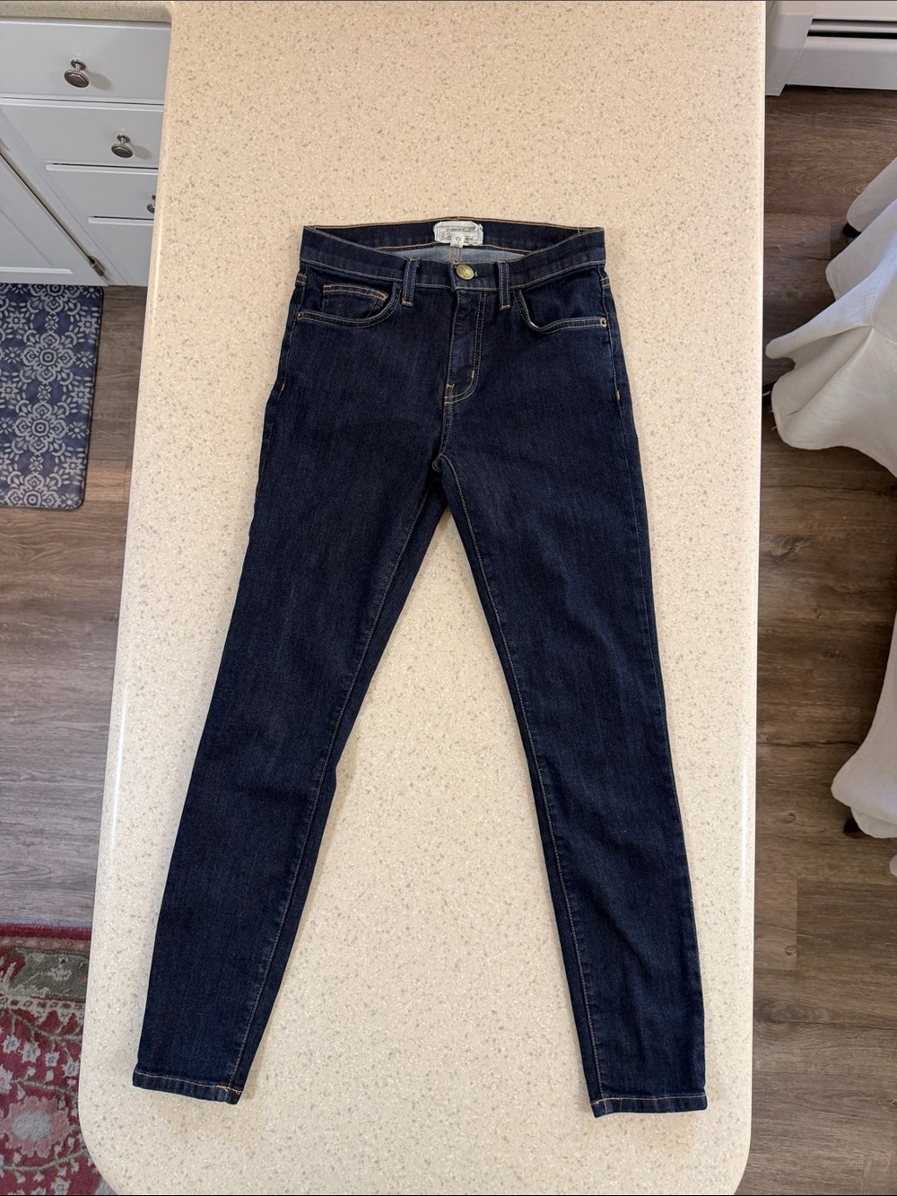 Dark Blue Women's Current Elliott  Skinny Jeans